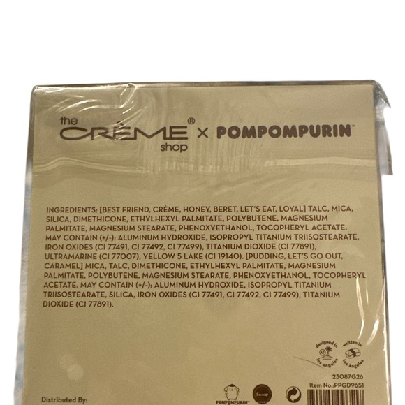 5/$50 🍁 The Crème Shop x Pompompurin Golden Dream Eyeshadow Palette BNWT sealed. - Picture 3 of 3